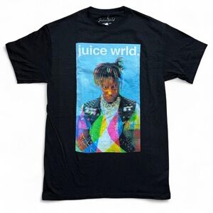 Juice Wrld Black Hot Topic Cotton T-shirt  Men’s Size Medium NWT